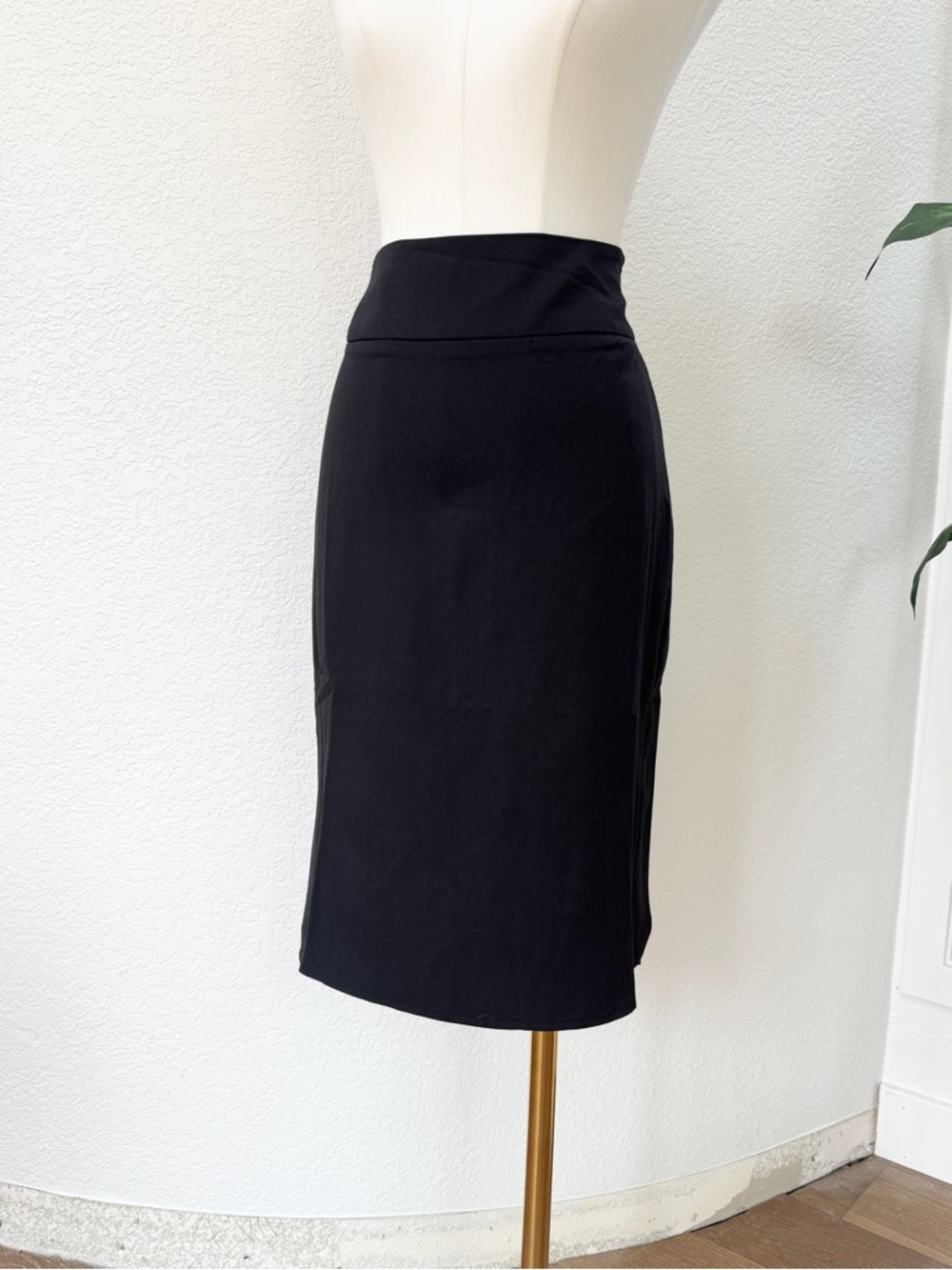 Rare Voodoo Vixen Retro 1940s Black Back Pleated Pinup Midi Skirt S Deadstock - Picture 3 of 7